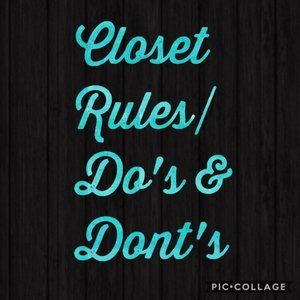 MY CLOSET RULES